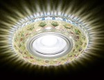 Светильник точечный Ambrella S288 PR хром/перламутровый хрусталь/MR16+3W(LED WHITE) COMPO SPOT
