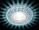 Светильник точечный Ambrella S291 CH хром/прозрачный хрусталь/MR16+3W(LED COLD) COMPO SPOT