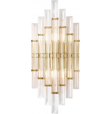 Светильник Crystal lux SARAGOSA AP2 GOLD/TRANSPARENTE