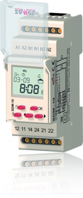 Zamel Контроллер школьного звонка ЖК годовой 1 канал 16А IP20 на DIN рейку (SDM-10) Zamel Контроллер школьного звонка ЖК годовой 1 канал 16А IP20 на DIN рейку (SDM-10)