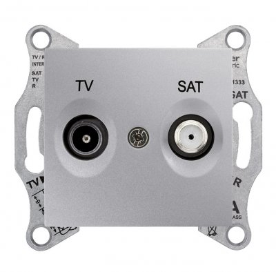 SE Sedna Алюминий Розетка TV/SAT оконечная 1dB (SDN3401660)