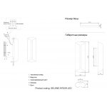 Светильник Crystal lux SELENE AP20 LED BRASS