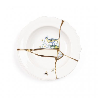 

Тарелка глубокая Kintsugi 9621 Seletti, 9621