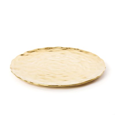 Тарелка золотая Seletti 9940 Тарелка золотая Seletti 9940