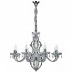 Чехол для люстры бархатный серого цвета 0,7м