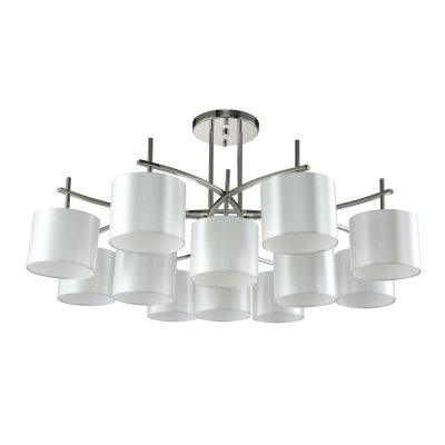 Люстра Crystal Lux SERGIO PL8+4 NICKEL (2900/312) Люстра Crystal Lux SERGIO PL8+4 NICKEL (2900/312)