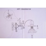 Светильник бра Stilfort 1002/05/01W Viva