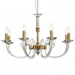 Люстра подвесная хрустальная Stilfort 1050/03/08P Glass