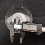 Плафон стекло двойное шар 120мм резьба G9 20мм MOD521PL Basic form