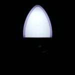 Ночник "Светлячок" с датчиком освещения, 3_LED х 1 Вт, 10 см (220В) фиолетовый