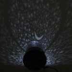 Ночник-проектор "Звёздное небо", 4 LED, (USB, адаптер в комплекте) или (4*ААА), пластик