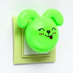 Ночник LED "Кролик",7 см, 4W (V220) МИКС пластик