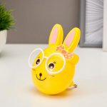 Ночник LED "Умный Зайчонок",12 см, 4W с фотоэлементом (V220) МИКС, пластик