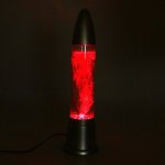 Светильник ночник Лавалампа "Аквариум с 12 LED", h=41см (V220)