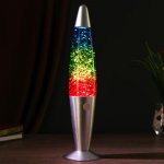 Светильник гель блеск "Ракета перелив" МИКС 41,5х10,5х10,5 см