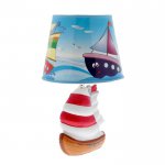Светильник детский керамика "Яхта" 35х20х20 см МИКС