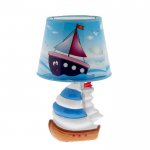 Светильник детский керамика "Яхта" 35х20х20 см МИКС