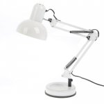 Лампа настольная 810 "Деко, белая" E27 40W