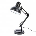 Лампа настольная 810 "Деко, чёрная" E27 40W