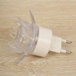 Ночник пластик "Цветочек" 8х8х7,5 см