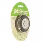 Ночник-пушлайт "Круг" 4 диода, 3ААА чёрный 2,5х6,5х6,5 см