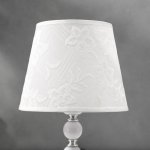 Лампа настольная "Розы" Е27 220В низ с подсветкой, диоды 39,5х23х23 см