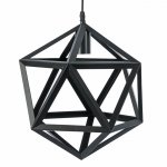Люстра подвес "Геометрия" E27 1х40Вт черный 35х35х35 см