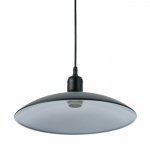 Люстра подвес "Плат" E27 1х40Вт черный 32х32х100 см