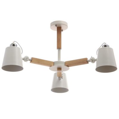 Люстра "Джинет" E27 3х60Вт белый 80х80х30 см