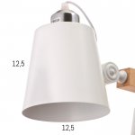 Люстра "Джинет" E27 3х60Вт белый 80х80х30 см