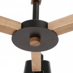 Люстра "Джинет" E27 3х60Вт черный 80х80х30 см