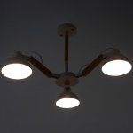 Люстра "Джозиан" E27 3х60Вт белый 80х80х30 см