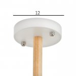 Люстра "Джозиан" E27 3х60Вт белый 80х80х30 см