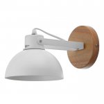 Бра "Джоелл" E27 1х40Вт белый 25х15х15 см