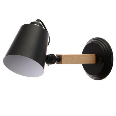 Бра "Джинет" E27 1х40Вт черный 32х13х13 см