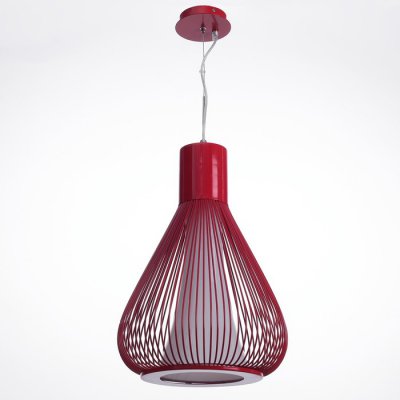 Светильник подвес 2665/1+1669 красный Светильник подвес 2665/1+1669 красный "Френсис" Е27 1х60W 100х32х32 см