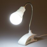 Лампа на прищепке "Свет" белый 13LED 1,5W провод USB 4x9x31,5 см