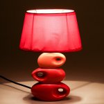 Светильник "Желание" красно-оранжевый 1x25W E14 12,5x19,5x31 см