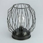 Ночник "Гараж" чёрная от батареек 2xААА 19х16х16 см