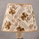 Лампа настольная с абажуром Е14 40Вт "Прогулки по Парижу" 35,5х25х25 см