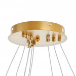 Люстра "Орбита" 3x75W LED 3000K/4000K золото 50x50x30 см