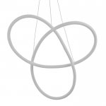 Люстра "Бесконечность" 2x60W LED 3000K/4000K белый 53x53x6 см