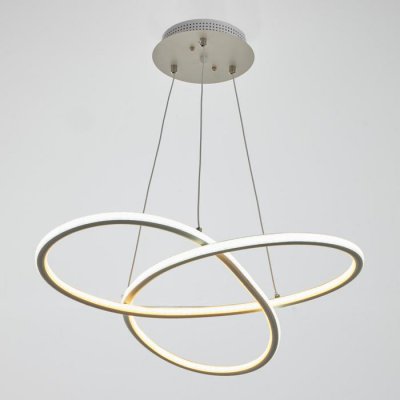 Люстра "Бесконечность" 2x60W LED 3000K/4000K белый 53x53x6 см