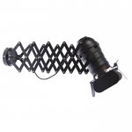 Светильник "Кино" 1x60W E27 (регулировочный механизм) черный 30x30x94 см