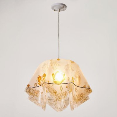 Люстра подвес "Джули" E27 1х60Вт красн./кор./желт. 27х42х100 см