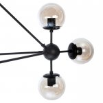 Светильник "Молекула" черный 10x40W E27 92x92x51 см