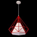 Светильник "Клондайк" красный 1x40W E27 33x33x37 см