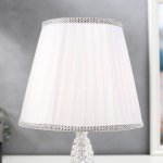 Лампа настольная "София" Е27 40Вт 220В низ с подсветкой 35х21х21 см