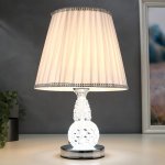 Лампа настольная "София" Е27 40Вт 220В низ с подсветкой 35х21х21 см