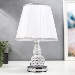 Лампа настольная "София" Е27 40Вт 220В низ с подсветкой 35х21х21 см